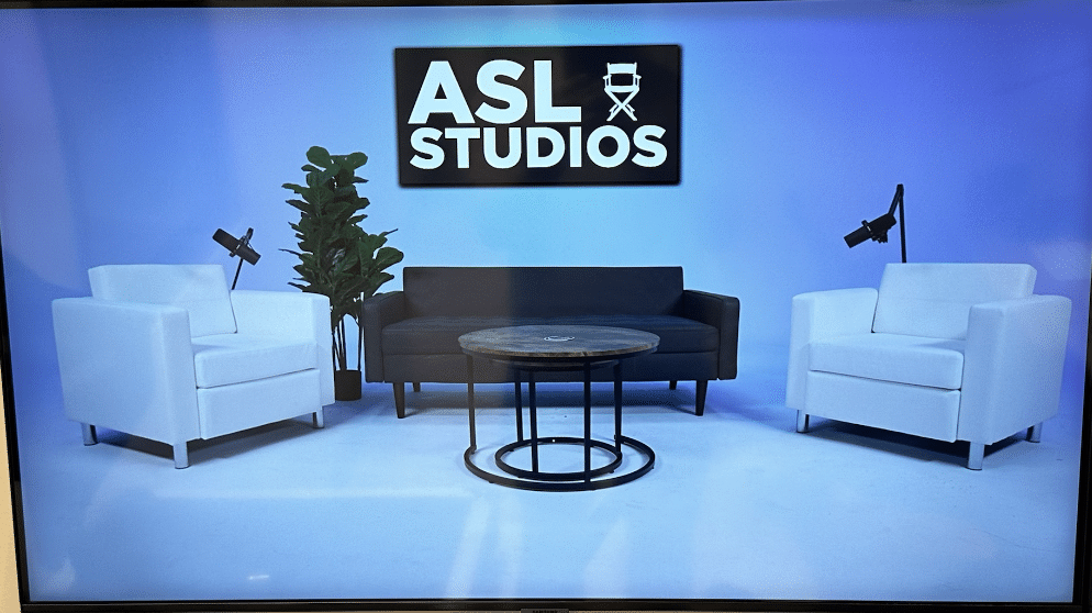 Video Podcast Studio at ASL Studios in Midtown NYC