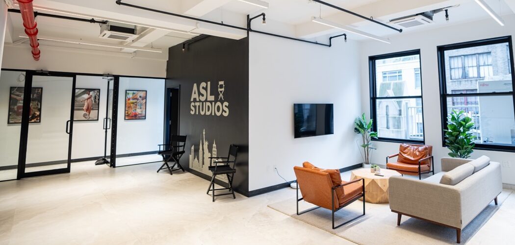 front entrance to asl studios in midtown nyc the best video studio