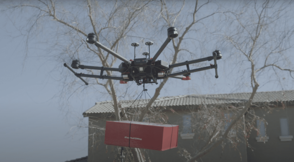 Drone delivery for Olay Activation