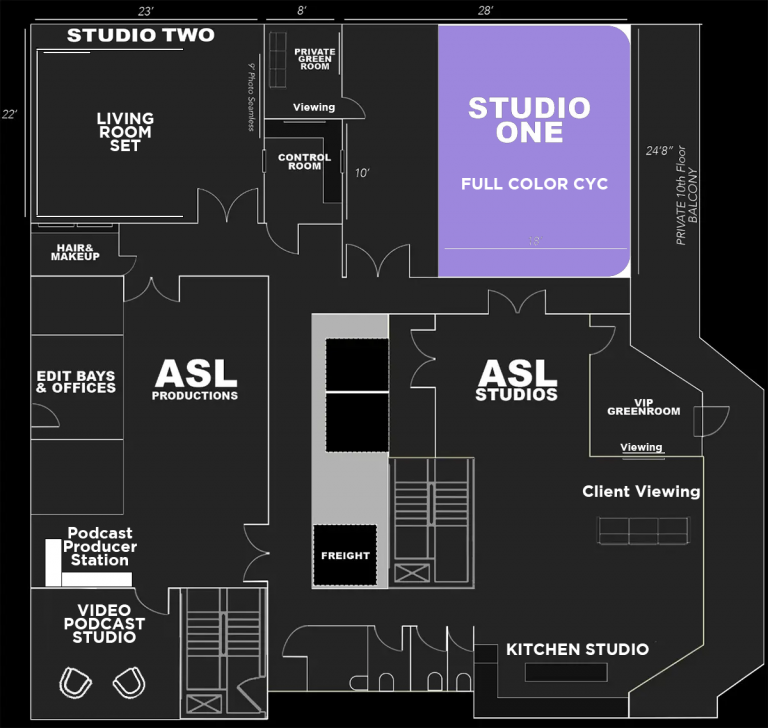 asl studios floor plan