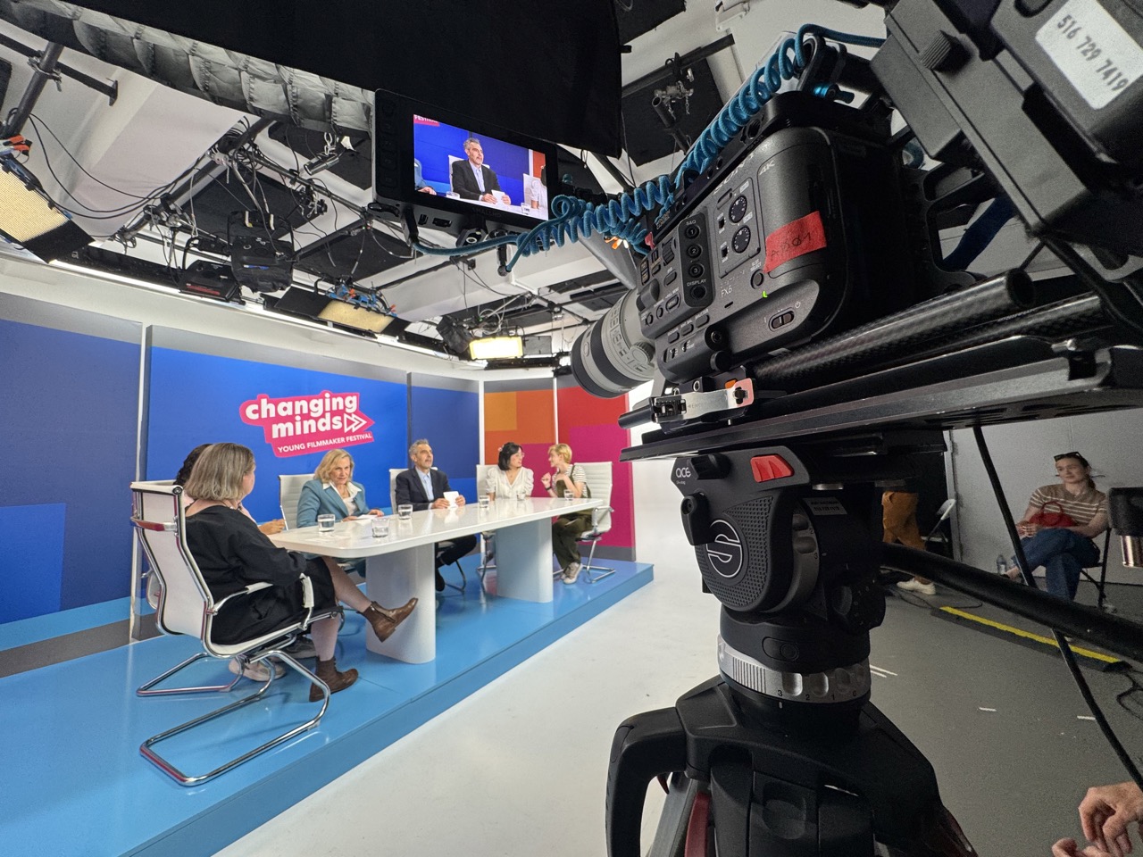 video production nyc with custom set at asl studios for community access client