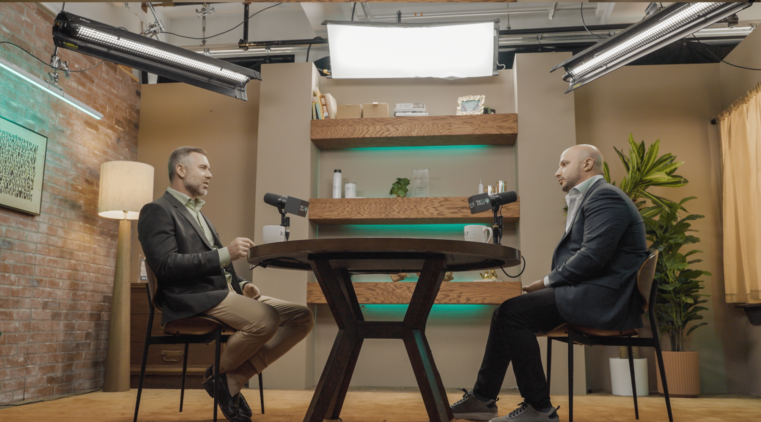 Man Studio Interview NYC Video & Podcast Studio Rental | ASL Studios